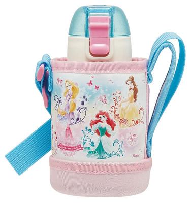 Skater Wasserflasche Disney Prinzessin 400ml Inklusive Hülle Mädchen Kinder KSTCH4-A