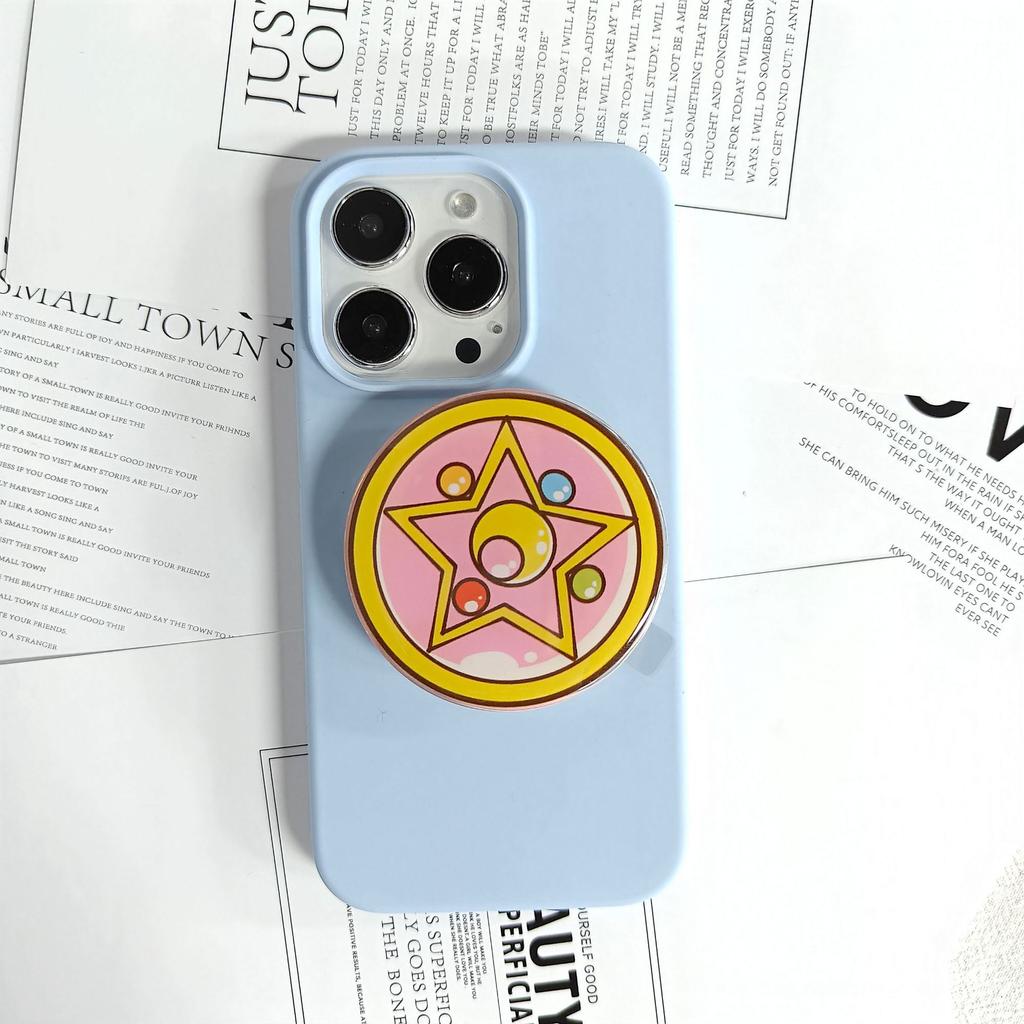 Phone Magnetic Stand Telescopic Rotating Ins Cartoon Cute Desktop Girl Student Drama Watching Airbag Stand