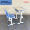 Conjunto de Mesa e Cadeira Escolar Azul Inteligente HANDUNYOU