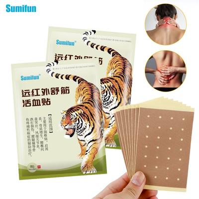 8pcs/bag Tiger Balm Plaster Patch for Relieve Back Neck Joint Back Pain Patch Neck Muscle Body Herbal Plaster