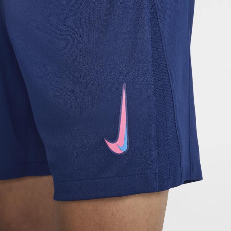 Nike Atlético Madrid Dri-Fit FW24 2024/25 Season Third Stadium Sports Quick-Dry Comfortable Football Pants Men Bottoms Blue-Void Pink-Aura FQ2055-492