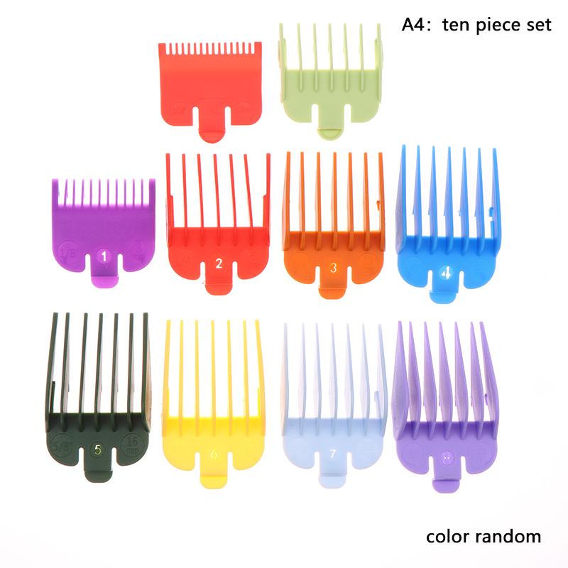2/3/8/10Pcs Hair Clipper Limit Comb Guide Limit Comb Trimmer Guards Attachment 3-25Mm Universal Colorful