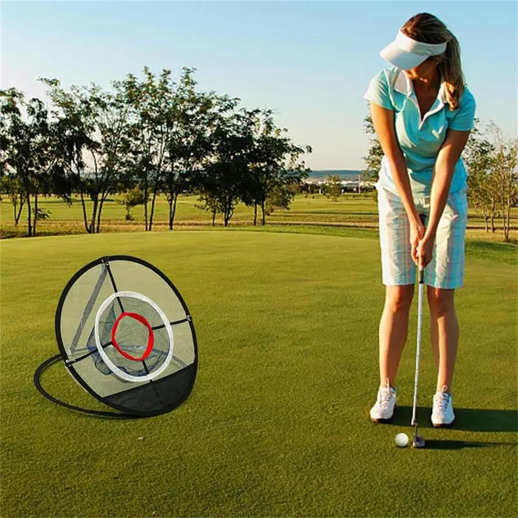 Golf Portable Club Cutting Practice Net Available Indoor And Outdoor Functions