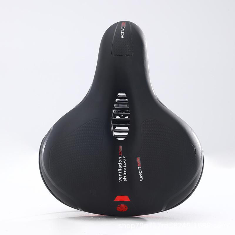 Bicycle Saddle Mountain Bike Seat Cushion Hollowed Out Big Butt, Shock Absorber Ball Hollow Breathable, Universal Seat