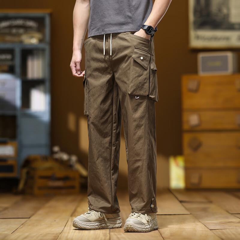 JEEP Men s American Style Loose Straight Casual Trousers XXL