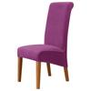 High Back & Universal Velvet Chair Cover Stretch Soft Chair Covers for Dining Room Wedding Hotel Home Decor Seat Case M XL Size