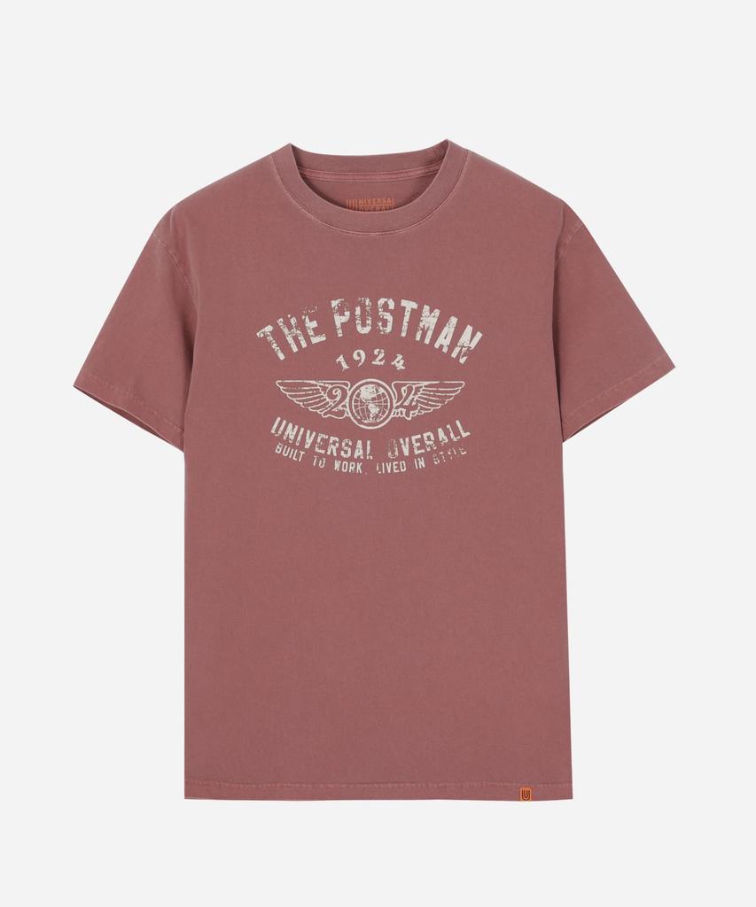 Yunibeosyeolobeolol 1924 Wings Pigment T-Shirt Burgundy