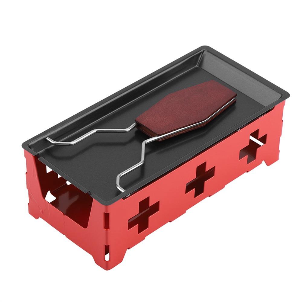 Carbon steel Portable Raclette Non-Stick Non-Stick Baking Tray Travel Outdoor Picnic