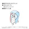 Aprica Stroller Rain Cover, Type 3 [Compatible with Smooth, Vit, and Easy Buggy] (Black) 99955