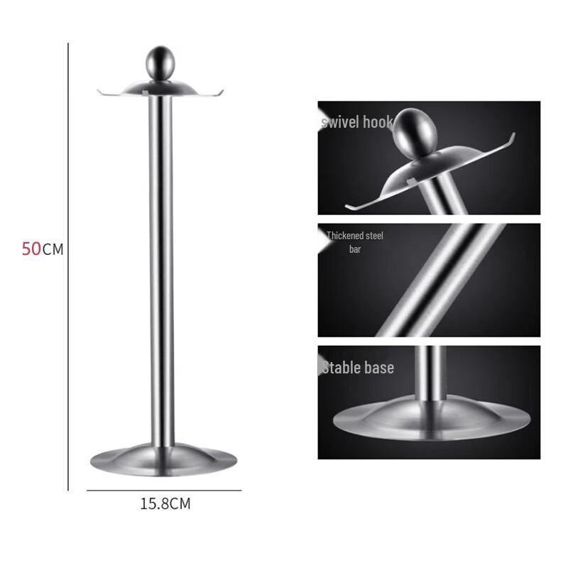 

Stainless Steel Kitchen Utensil Set with Rack