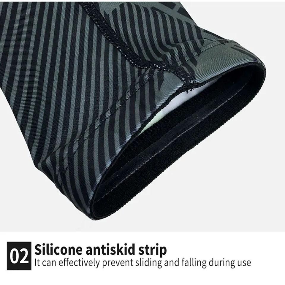 1 par solskydd för armen utomhussporter fiskeutflykt svettabsorberande isärm cykling isilke manschett män kvinnor