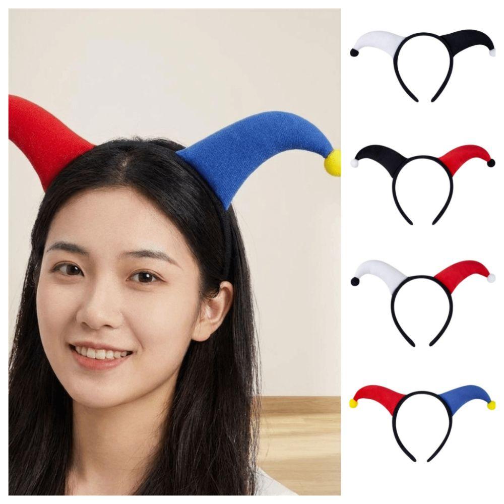 Colorful Style Cosplay Hairbands Plush Funny Headwear Novelty Clown Headband Costume Party