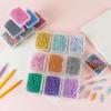 50 stuks/doos 28 mm Macaron Kleurige Paperclips, Creatieve Boekhouding Decoratie Materialen, Bladwijzers, Paperclips