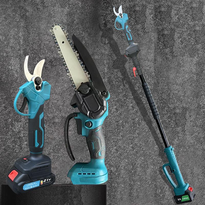 Divine Tool Telescopic Electric Pruning Saw with Lithium Battery for High Branches and Fruit Trees.
