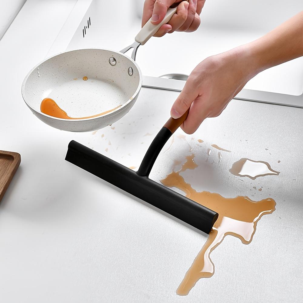 Tergicristallo in Silicone per la Pulizia di Lavelli da Cucina e Bagno, uno Strumento Domestico che Può Essere Appeso per un Facile Utilizzo