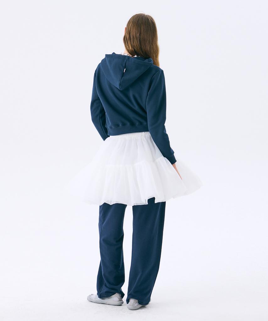 Junejune Space Mini Hood Zip-Up_Navy(Mini Hood Zip-Up_Navy)(