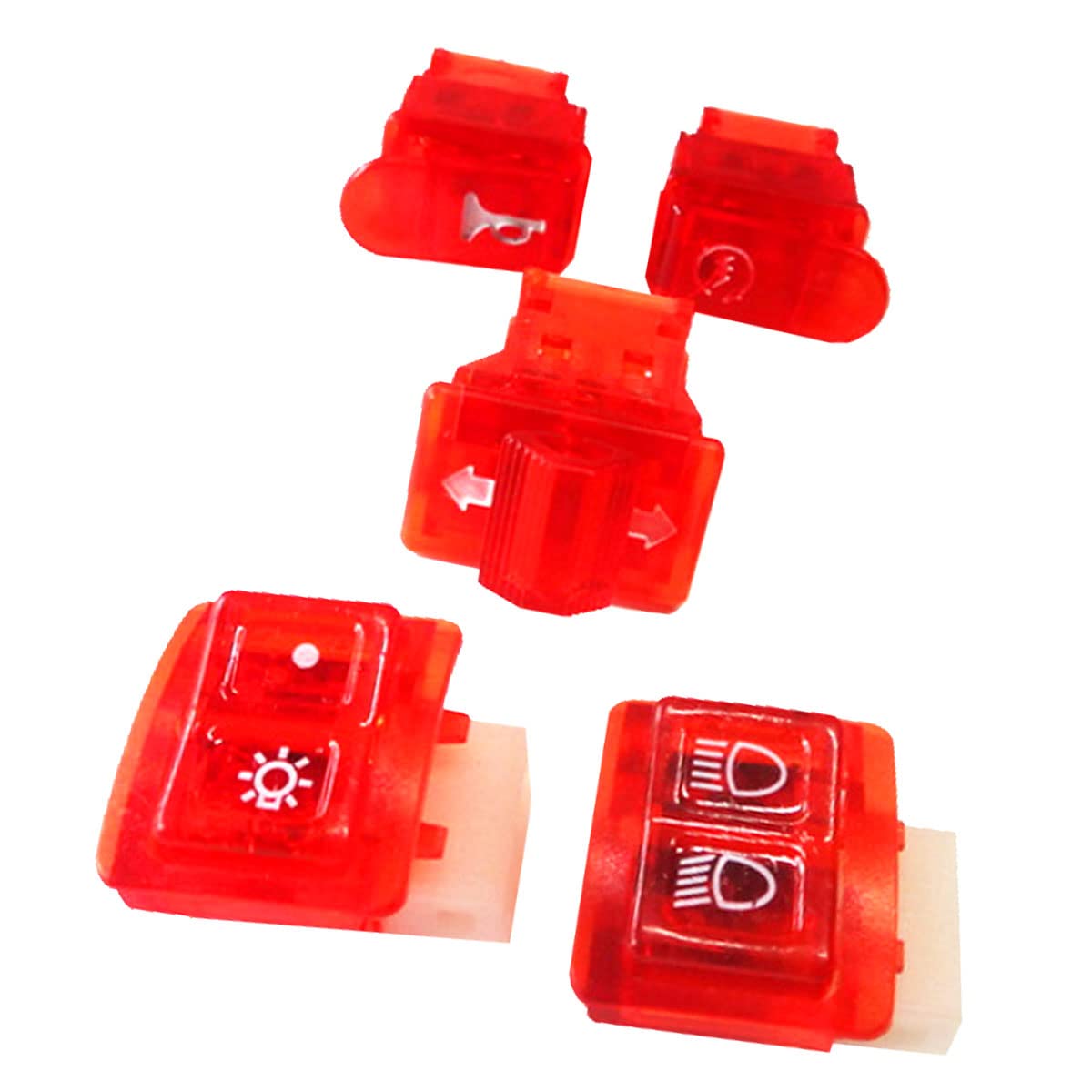 

Продукт Piece of peace Комплект переключателей Honda Dio AF 27 28 34 35 62 красный