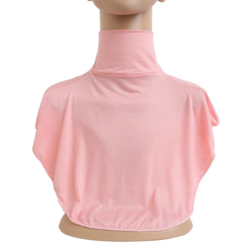 Mercerized Cotton High Neck Warmer - Women's Collar H010