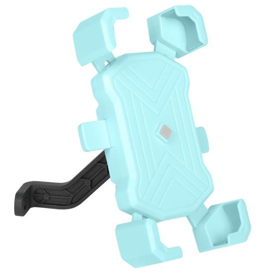 Fietstelefoonhouder Schokbestendige bevestigingsclip met antislip vier klauwen Klemarm Elektrische fiets Mobiele telefoonhouder Navigatiesteunbeugel