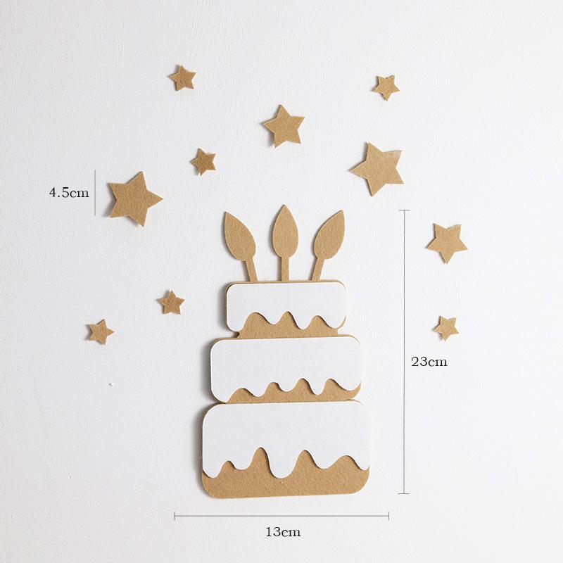 Wooden Birthday Number Sign for Baby's First Birthday & 100 Days Photo Props