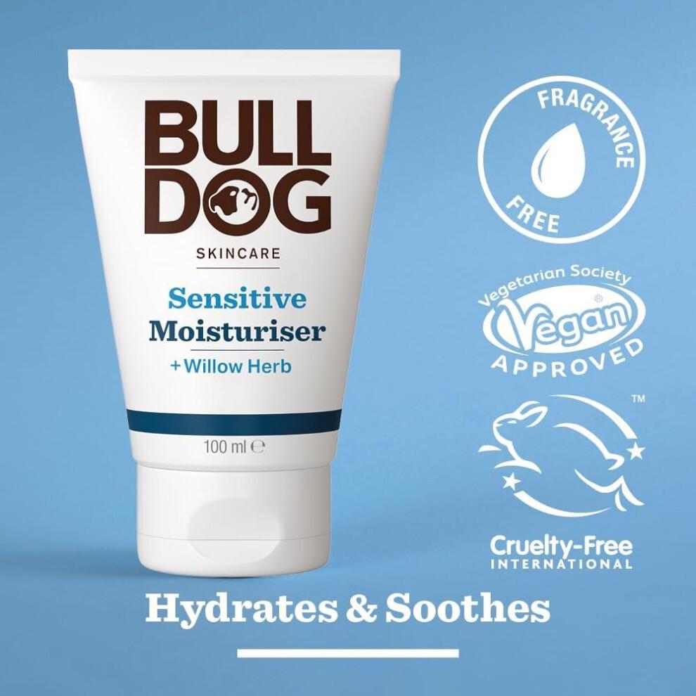 BULLDOG  Skincare for Men Sensitive Moisturiser FaceCream 100ml