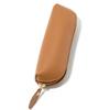 Dotcom Prime Stylish Leather Pencil Case with Large Cute Brown Capacity, Stationery,