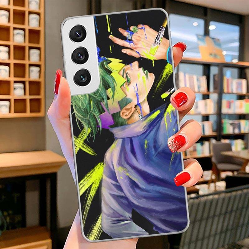 JoJo Bizarre Adventure Rohan Kishibe Cover Phone Case For Samsung Galaxy S26 S25 Edge S24 Ultra S23 S22 Plus S21 S20 FE Soft Fun