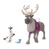 Mattel Disney Frozen Character Set Dolls House Play Set Includes 3 Mini Dolls and 1 Olaf Ages HLX05 Dress-Up & (Mini Dolls) - Dress-Up & - - 3+ -