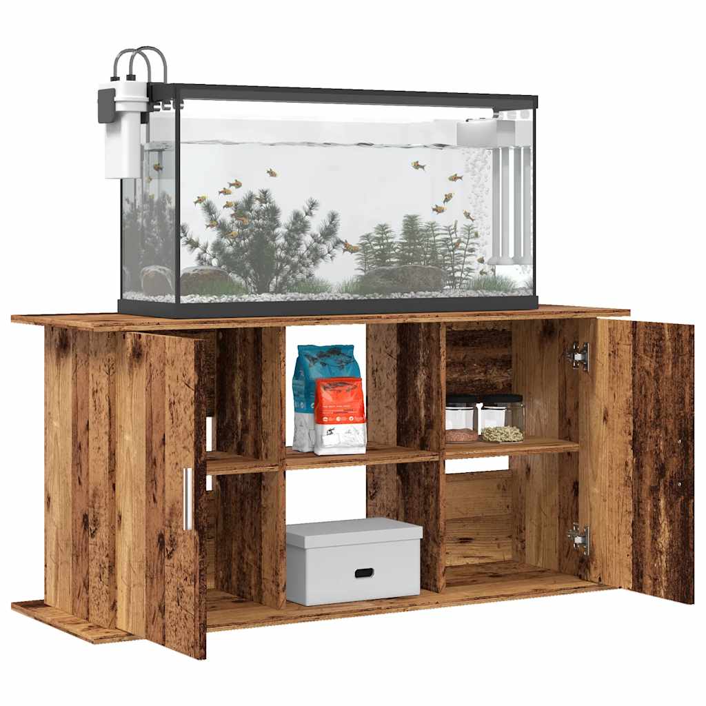 Vidaxl Mobile per Acquario, Legno Vecchio, 121X41X58 Cm
