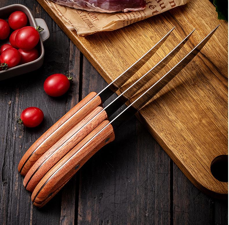 Nerezový vykosťovací nůž Mongolský nůž Nůž na maso Řeznický nůž Nůž na ovoce Nůž Kráječ Nůž