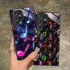 Musical Note Staff Mobile Phone Case for Samsung Galaxy S26 S25 S24 S23 S22 S21 S20 Note20 Plus FE Ultra Glass Colorful Cover