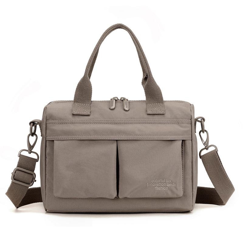 New nylon anti-splashing handbag single shoulder crossbody women's multi-compartment cloth bag