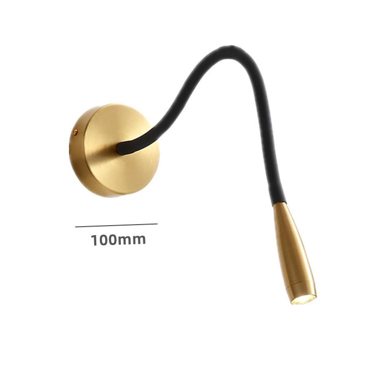 

Светодиодный гибкий настенный светильник для чтения на гибкой ножке, современный настенный светильник для спальни, прикроватный светильник, точечные светильники для инженерного кабинета отеля Cool White 6000K