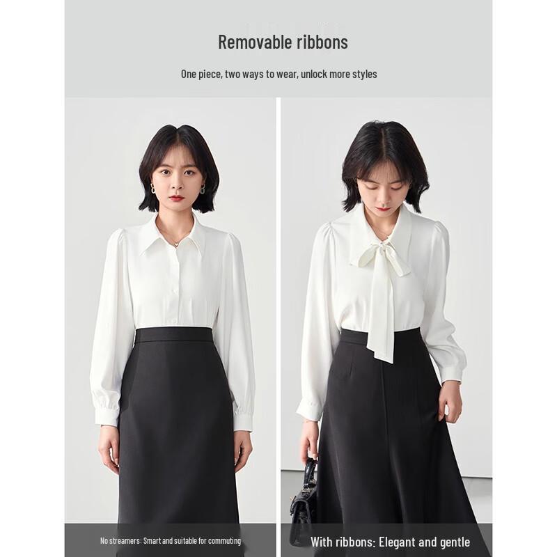 Women's Chiffon Bow Blouse