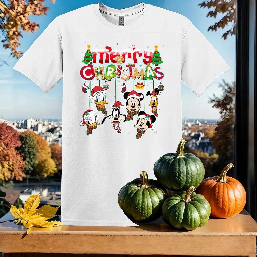 Mickey And Friends Merry Tshirt 2025 S