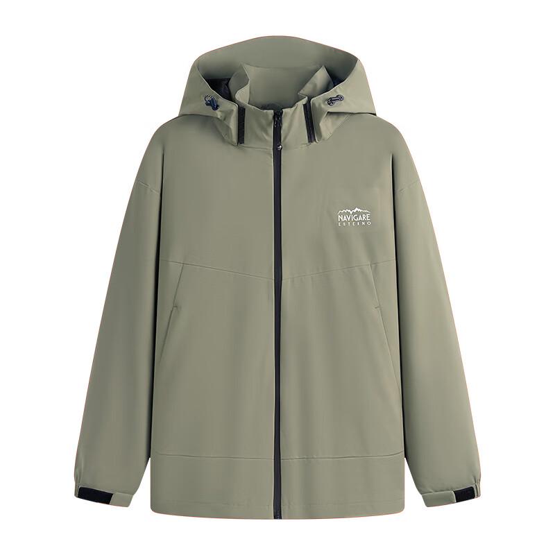 NVG·YOUNG Men's Hooded Windbreaker Jacket