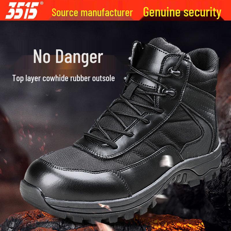 Jhua Qiangren 3515 Men s Lightweight Breathable Summer Boots - Fashionable, Versatile for Work, Mountaineering, Training 38