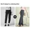 2026 Spring Collection Women's High-Waisted Slim Wide-Leg Pants - Sheep Wool Lyocell Blend, Draped Design, Versatile for Commute