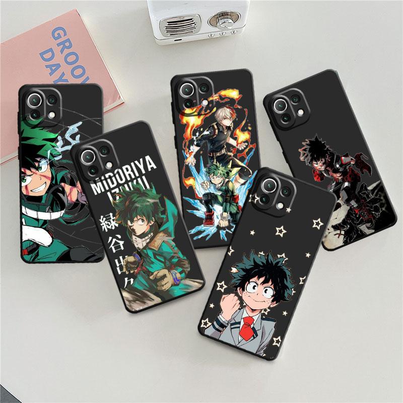 Anime My Hero Academia Case for Xiaomi Mi 11i 12X 11 Lite 11X 10T 12 Pro 11T 10 10S 12S Ultra TPU Black Phone Cover Shell