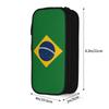 Brasil Flag Merch Pen Box Large-capacity For School  Pen Case Gift
