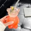 Bear Shaped Glass Cup 320ml Cute Teddy Bear Wine Glass Unique Champagne Tumbler Juice Drinking Glassware Birthday Gift
