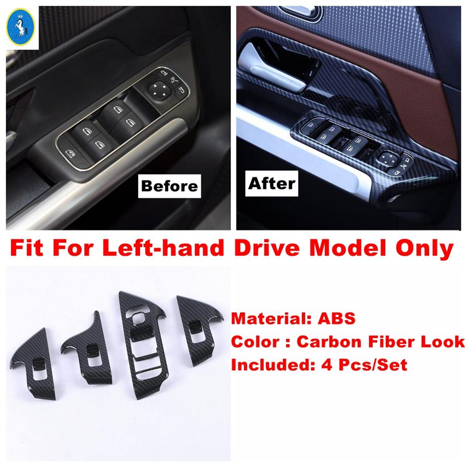ABS Auto Door Handle Bowl / Armrest Window Glass Lift Button Switch Panel Cover Trim For Mercedes-Benz GLA 220 H247  - 2024