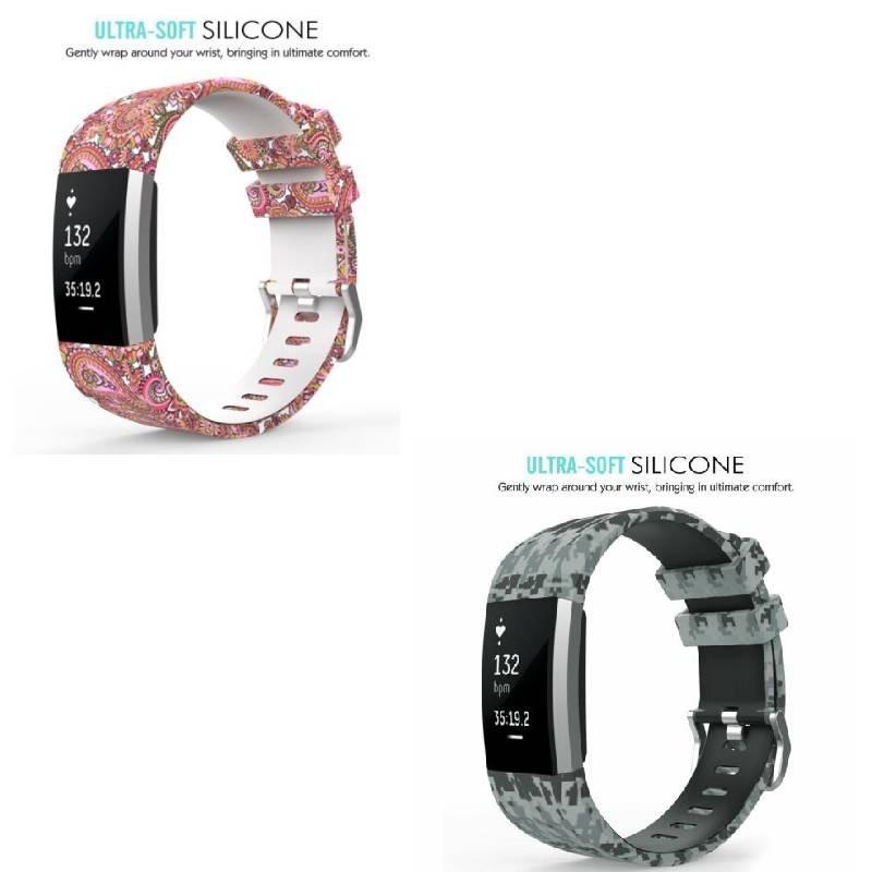 Stylish Silicone Bands For Fitbit Charge 4 And Charge 3 Comfortable And Durable