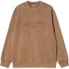 Verse Script Sweatshirt Men Sweatshirt Brown I030640-HZ-GD