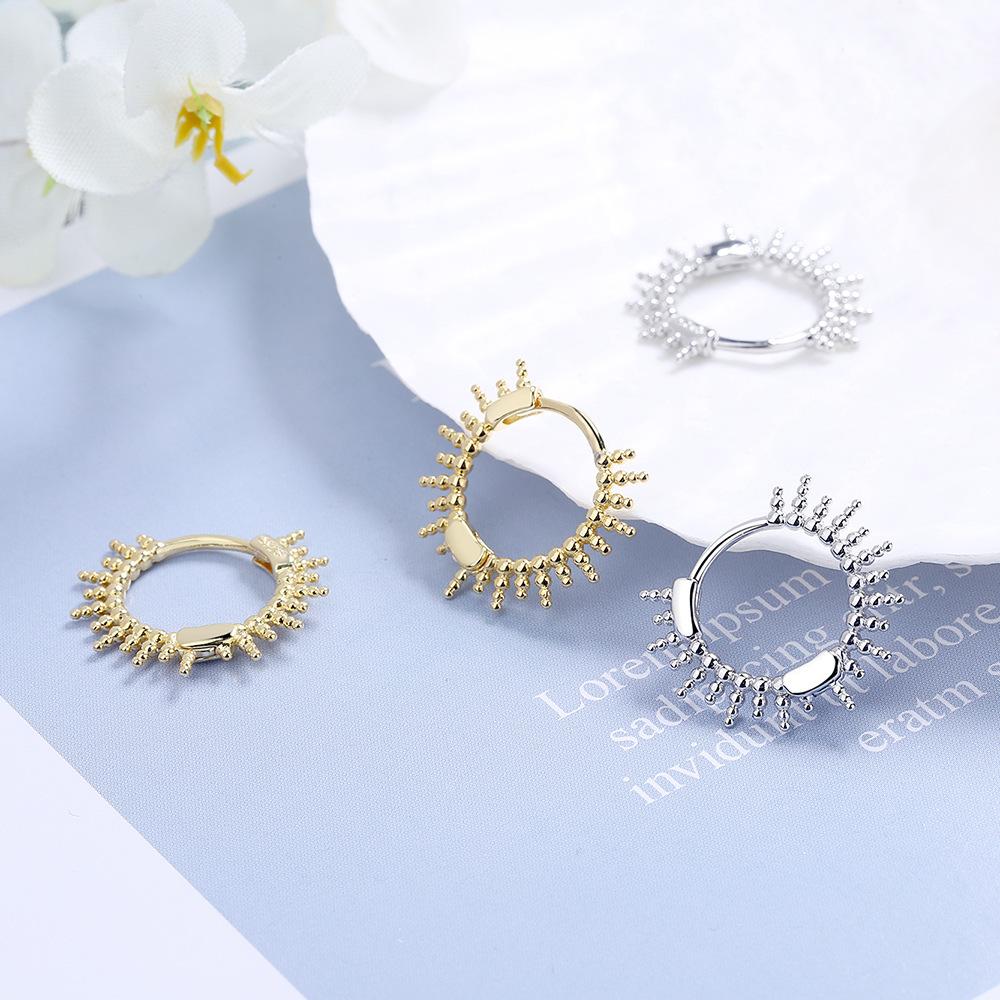 Gear Hoop Earrings for Women Copper Gold Silver Dainty Fashion Women Fashion Earrings Birthday Chrismas Gifts for Mom Girls