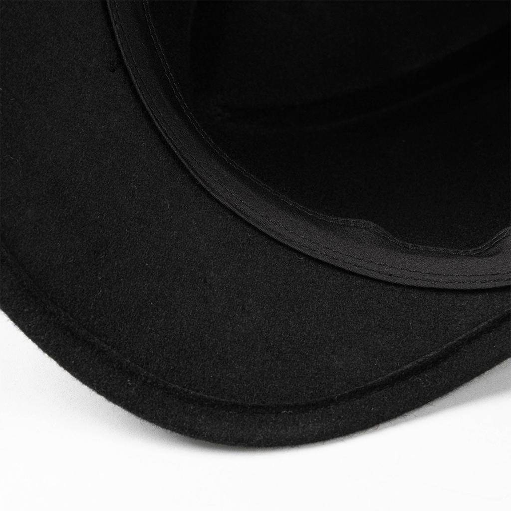 Soft Wool Equestrian Hat Breathable Elegant Hat Wool Felted Cycling Hat for Equestrian Training and Daily Wear