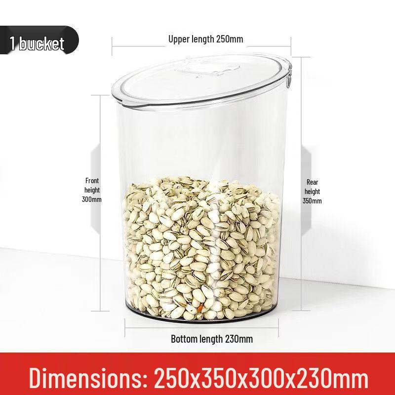 Food Grade Transparency Jar: Moisture-Proof, Sealed Lid for Snacks, Dried Fruits, and Sunflower Seeds Display