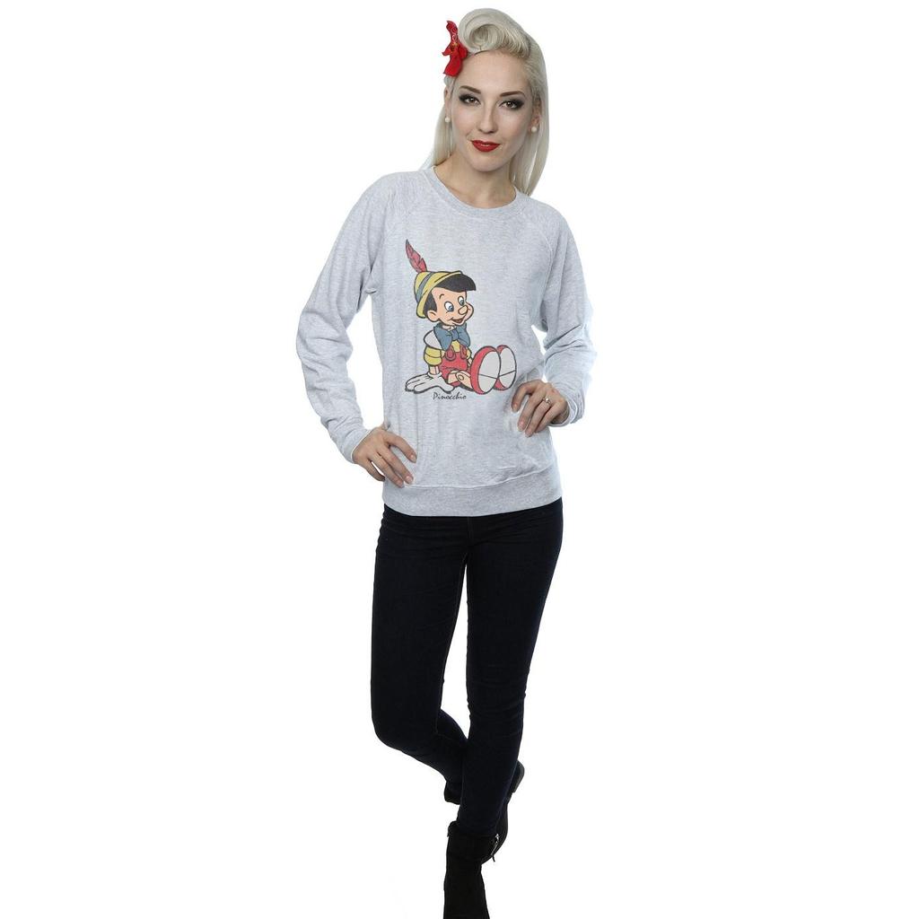 Pinocchio Womens/Ladies Classic Heather Sweatshirt