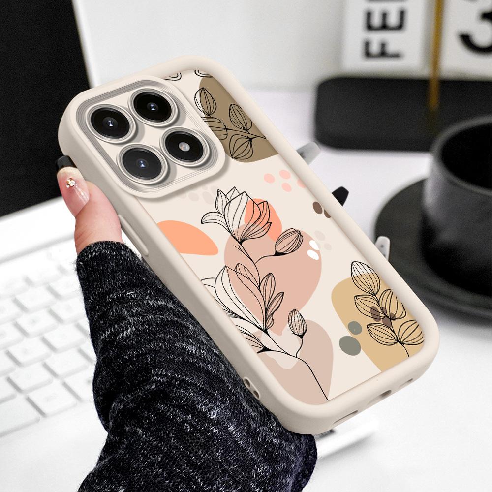 Charming Flowers Phone Case For Xiaomi 15T 14T 13T Pro 17 15 14 13 12 Lite Ultra Pro Max 5G Staircase Soft Cover