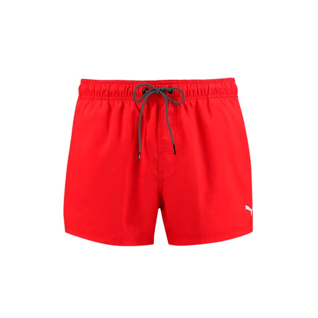 Spodenki plażowe męskie kąpielowe Puma Swim Men Short Length Swim Shorts 1P czerwone (907658-02)